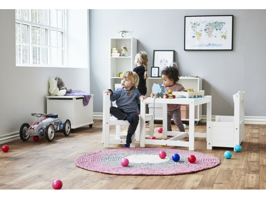 Hoppekids Marie smalle boekenkast - wit - Afbeelding 5