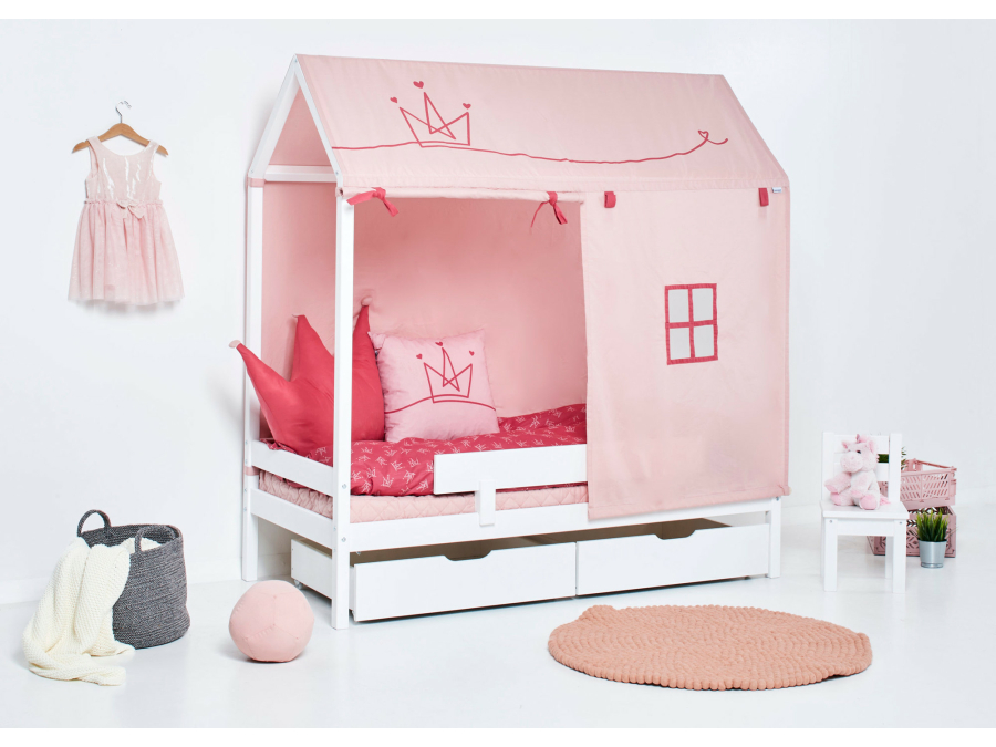 Hoppekids Princess textiel - huisbed 70x160 - Afbeelding 4