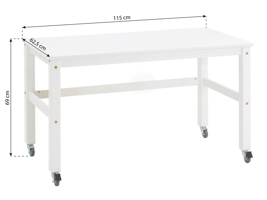 Hoppekids Jonas bureau op wielen - Afbeelding 6