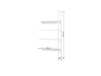 Hoppekids Storey halve sectie - 4 legplanken - 80 cm - Afbeelding 5