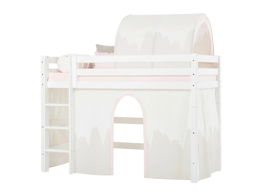 Hoppekids Winter Wonderland gordijn - verhoogde halfhoogslaper 90x200 - Afbeelding 5