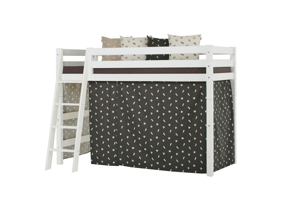 Hoppekids Pets gordijn - verhoogde halfhoogslaper 90x200 - Afbeelding 4