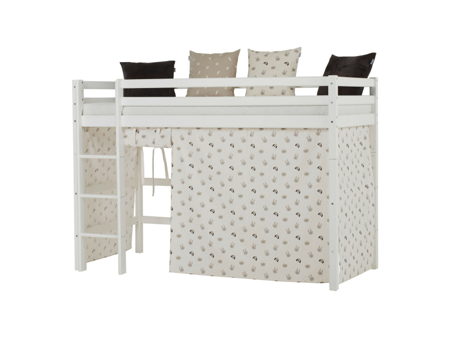 Hoppekids Pets gordijn - verhoogde halfhoogslaper 90x200 - Afbeelding 2