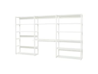 Hoppekids Storey boekenkast met bureau - 12 legplanken - 100 cm