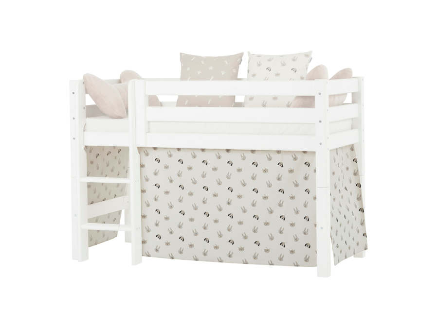 Hoppekids Pets gordijn - halfhoog en stapelbed 70x160
