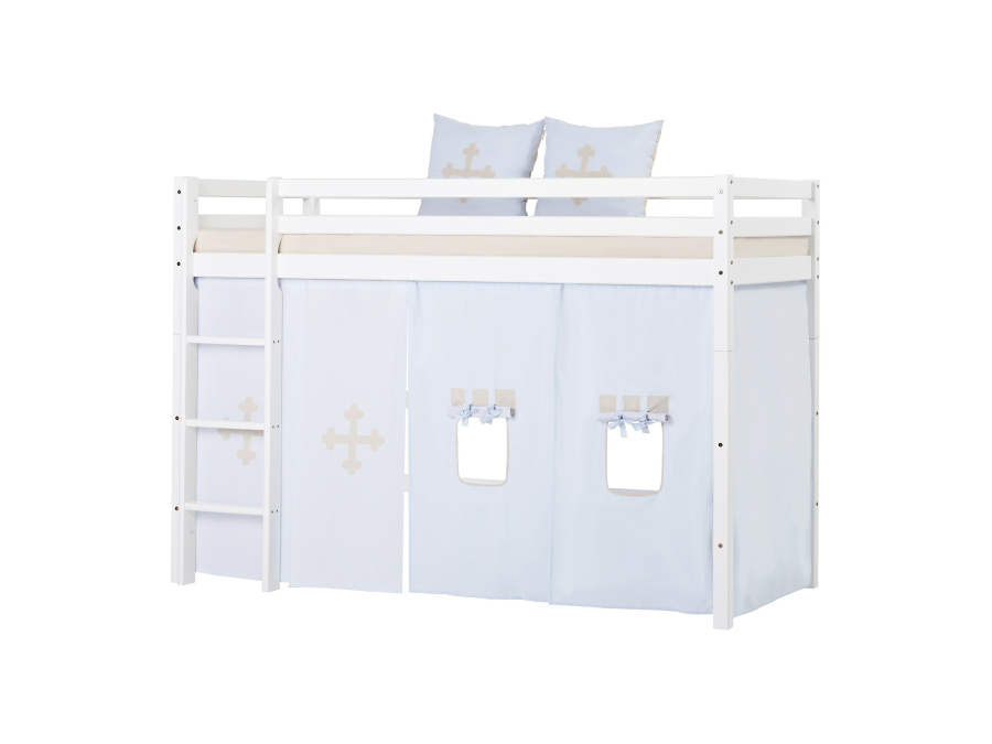 Hoppekids Fairytale Knight gordijn - verhoogde halfhoogslaper 90x200 - Afbeelding 2
