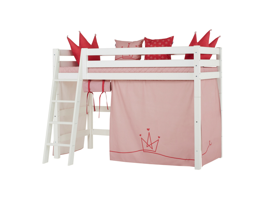 Hoppekids PRINCESS Gordijn - verhoogde halfhoogslaper 90x200 - Afbeelding 5