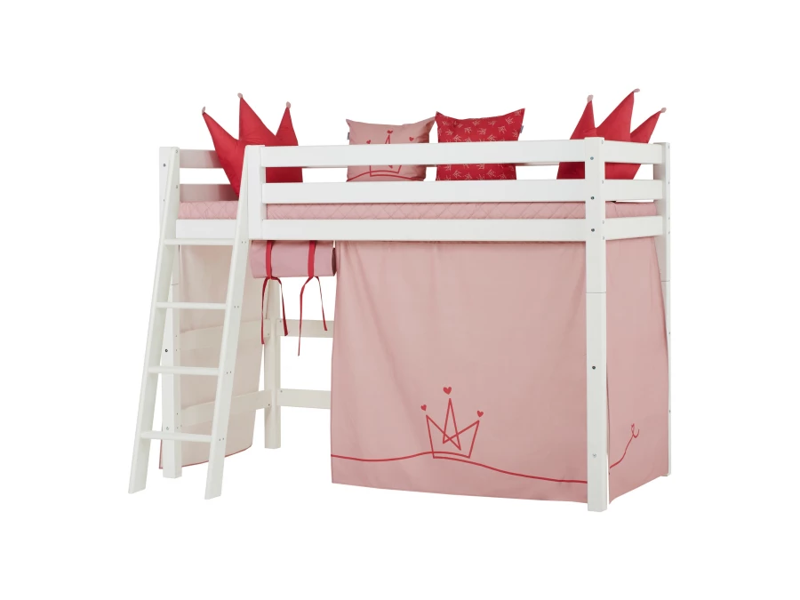 Hoppekids PRINCESS Gordijn - verhoogde halfhoogslaper 90x200 - Afbeelding 5