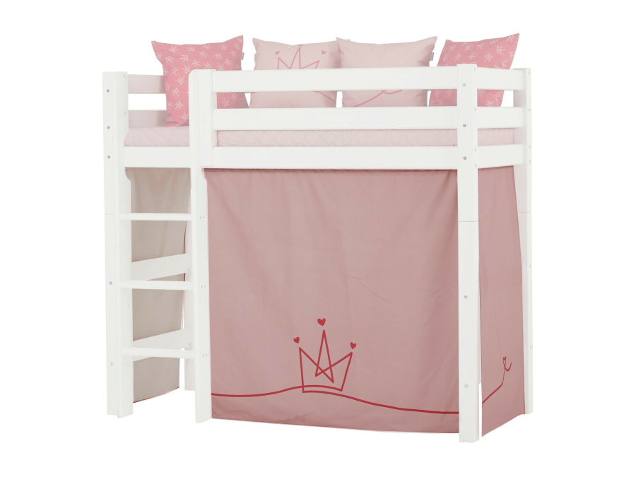 Hoppekids PRINCESS Gordijn - verhoogde halfhoogslaper 70x160 - Afbeelding 2
