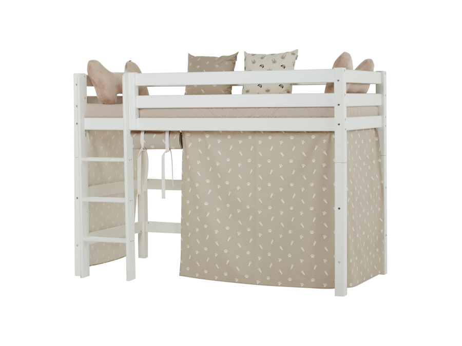 Hoppekids Pets gordijn - verhoogde halfhoogslaper 90x200 - Afbeelding 2