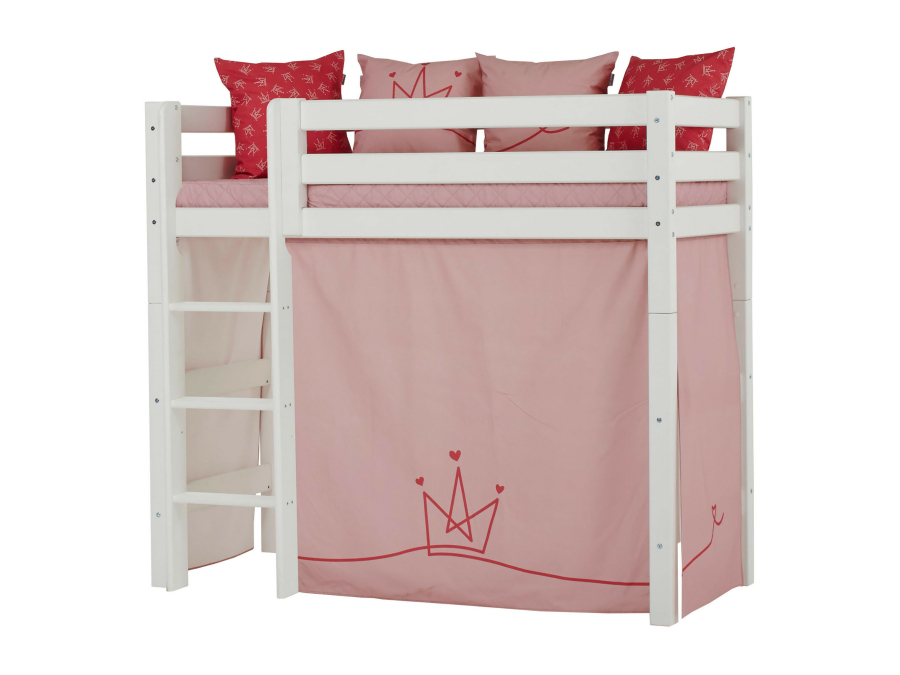 Hoppekids PRINCESS Gordijn - verhoogde halfhoogslaper 70x160 - Afbeelding 4