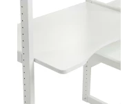 Hoppekids Storey bed 90x200 met boekenkast en bureau - 4 legplanken - Afbeelding 4