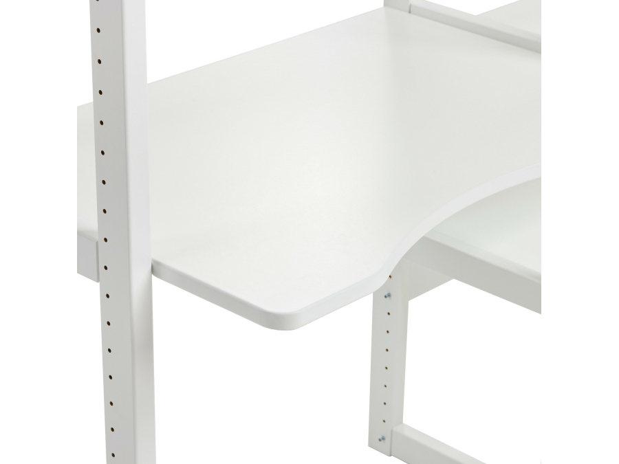 Hoppekids Storey bed 70x160 met boekenkast en bureau - 4 legplanken - Afbeelding 4