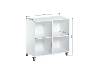 Hoppekids boekenkast op wielen - 70 cm - Afbeelding 6