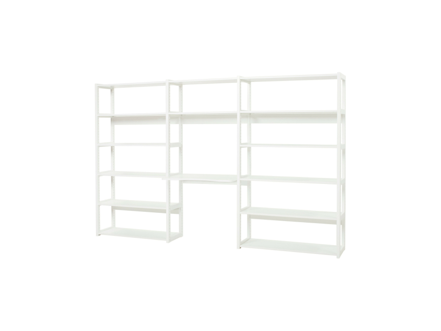 Hoppekids Storey boekenkast met bureau - 14 legplanken - 80 cm