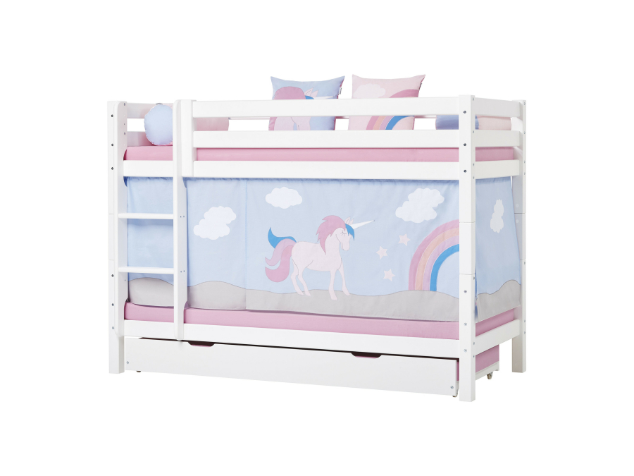 Hoppekids Unicorn gordijn - halfhoog en stapelbed 90x200 - Afbeelding 7