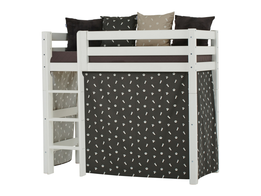 Hoppekids Pets gordijn - verhoogde halfhoogslaper 70x160 - Afbeelding 4