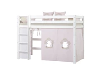 Hoppekids Fairytale Flower gordijn - verhoogde halfhoogslaper 90x200 - Afbeelding 4