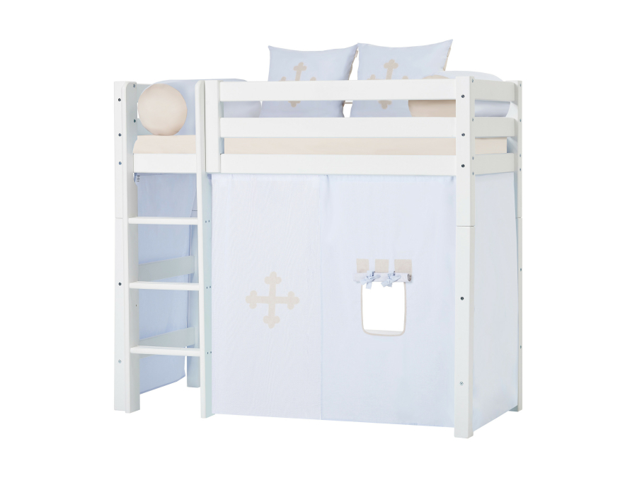 Hoppekids Fairytale Knight gordijn - verhoogde halfhoogslaper 70x160 - Afbeelding 2
