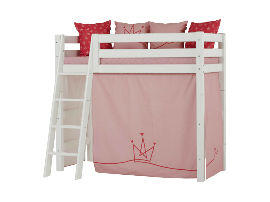 Hoppekids PRINCESS Gordijn - verhoogde halfhoogslaper 70x160 - Afbeelding 3
