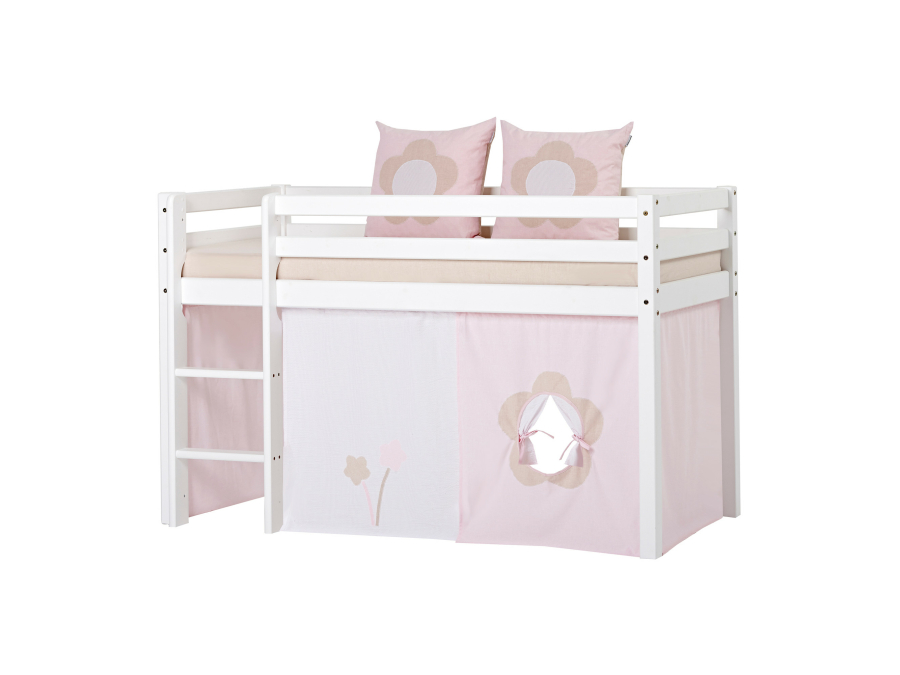 Hoppekids Fairytale Flower gordijn - halfhoog en stapelbed 70x160 - Afbeelding 2