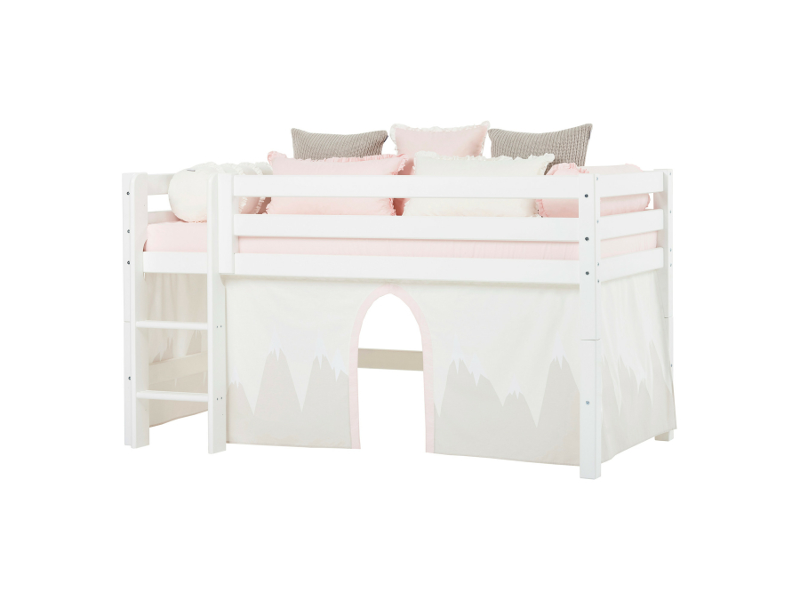 Hoppekids Winter Wonderland gordijn - halfhoog en stapelbed 90x200 - Afbeelding 2