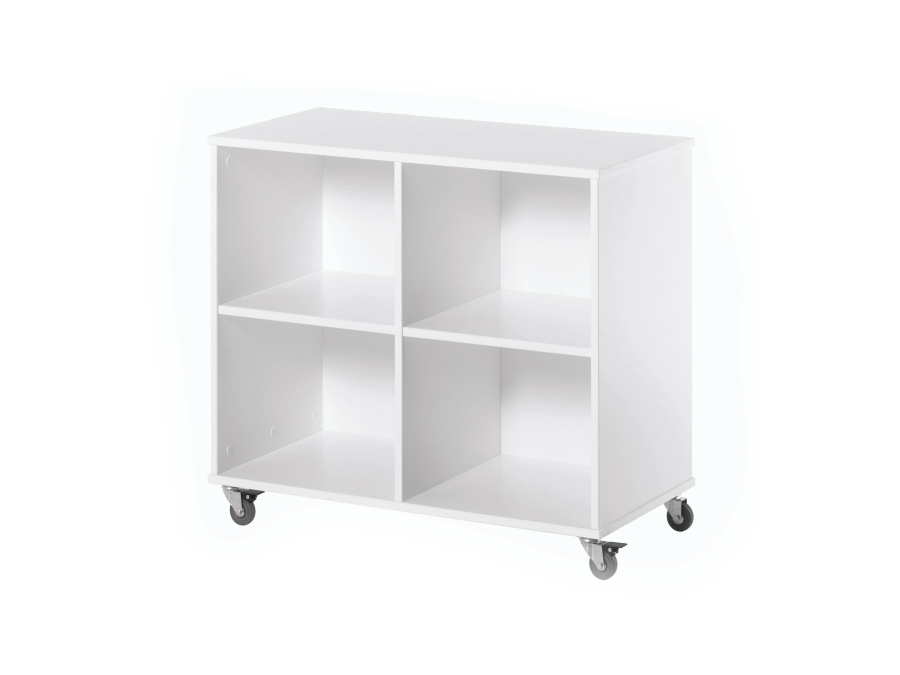 Hoppekids boekenkast op wielen - 70 cm