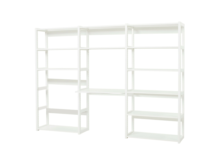 Hoppekids Storey boekenkast met bureau - 12 legplanken - 80 cm