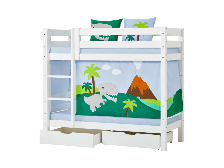 Hoppekids Dinosaur gordijn - halfhoog en stapelbed 70x160 - Afbeelding 5