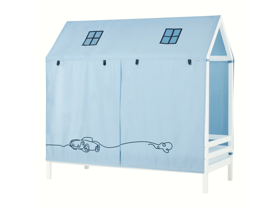 Hoppekids CARS textiel - huisbed 90x200 - Afbeelding 4