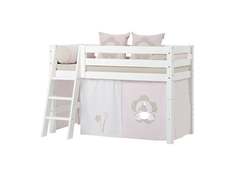 Hoppekids Fairytale Flower gordijn - halfhoog en stapelbed 70x160 - Afbeelding 5