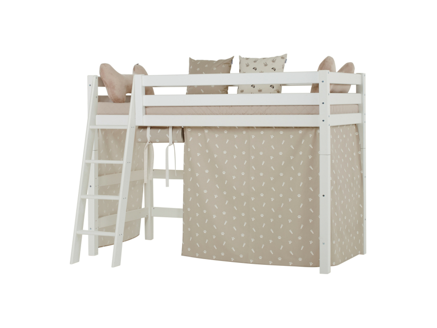 Hoppekids Pets gordijn - verhoogde halfhoogslaper 90x200 - Afbeelding 4