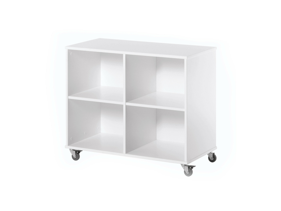Hoppekids boekenkast op wielen - 90 cm