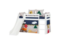 Hoppekids Construction gordijn - halfhoog en stapelbed 70x160 - Afbeelding 6