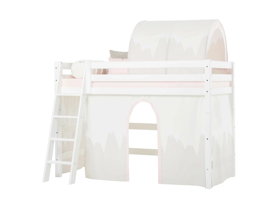 Hoppekids Winter Wonderland gordijn - verhoogde halfhoogslaper 90x200 - Afbeelding 7