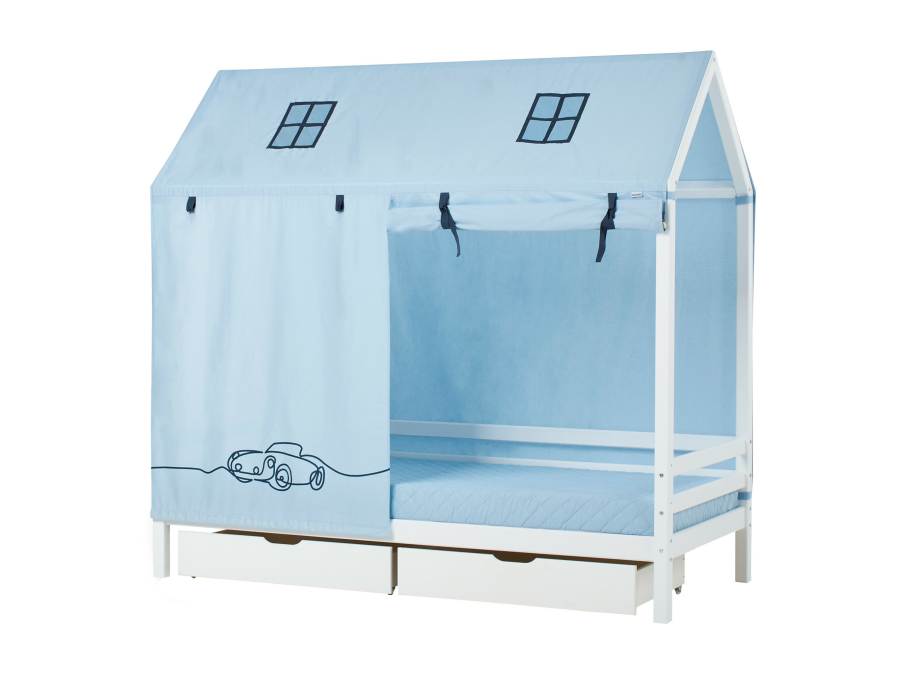 Hoppekids CARS textiel - huisbed 90x200 - Afbeelding 6