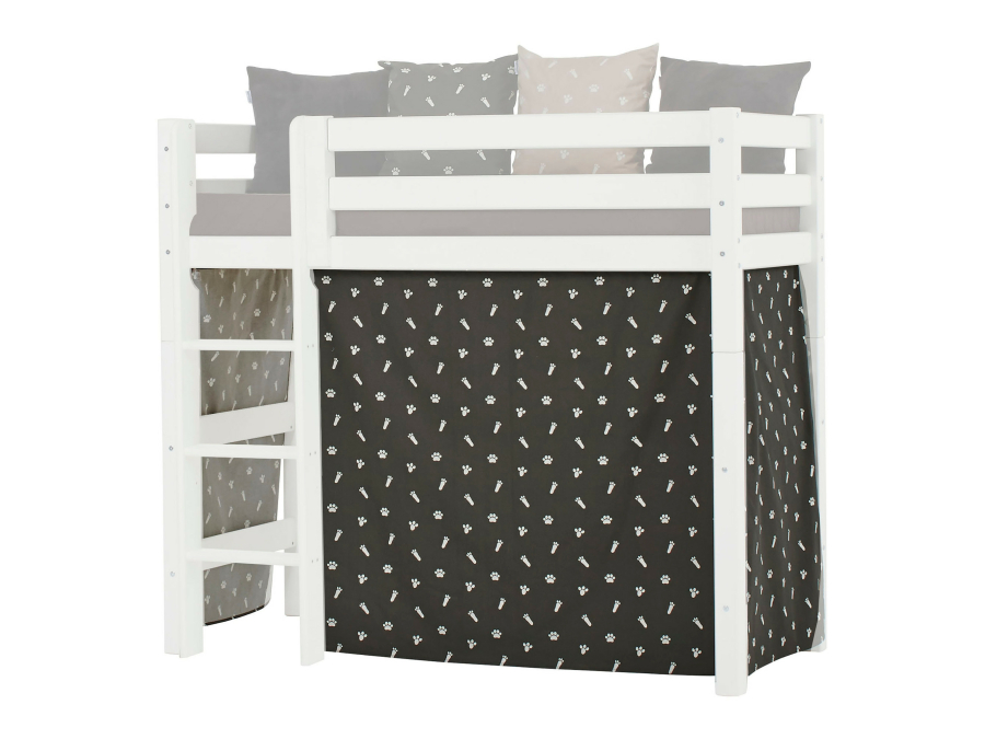 Hoppekids Pets gordijn - verhoogde halfhoogslaper 70x160 - Afbeelding 2