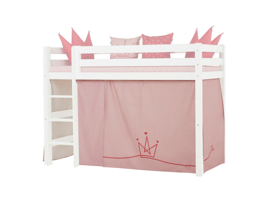 Hoppekids PRINCESS Gordijn - verhoogde halfhoogslaper 90x200 - Afbeelding 2