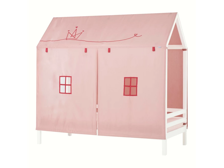 Hoppekids Princess textiel - huisbed 90x200 - Afbeelding 2