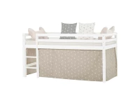 Hoppekids Pets gordijn - halfhoog en stapelbed 90x200 - Afbeelding 2