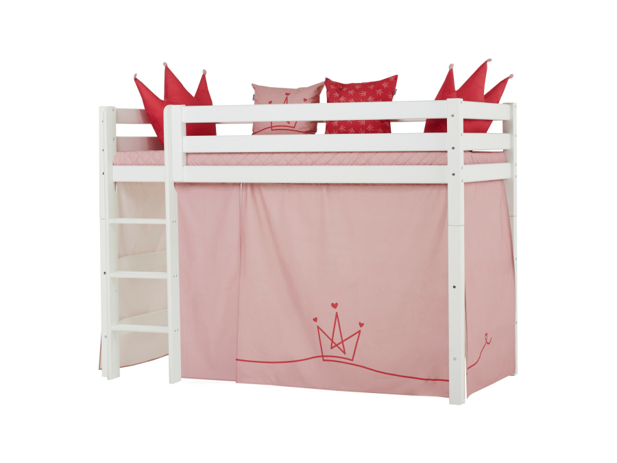 Hoppekids PRINCESS Gordijn - verhoogde halfhoogslaper 90x200 - Afbeelding 6
