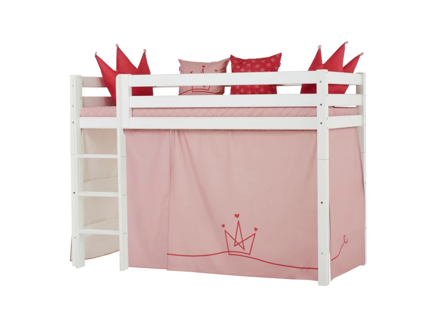 Hoppekids PRINCESS Gordijn - verhoogde halfhoogslaper 90x200 - Afbeelding 6