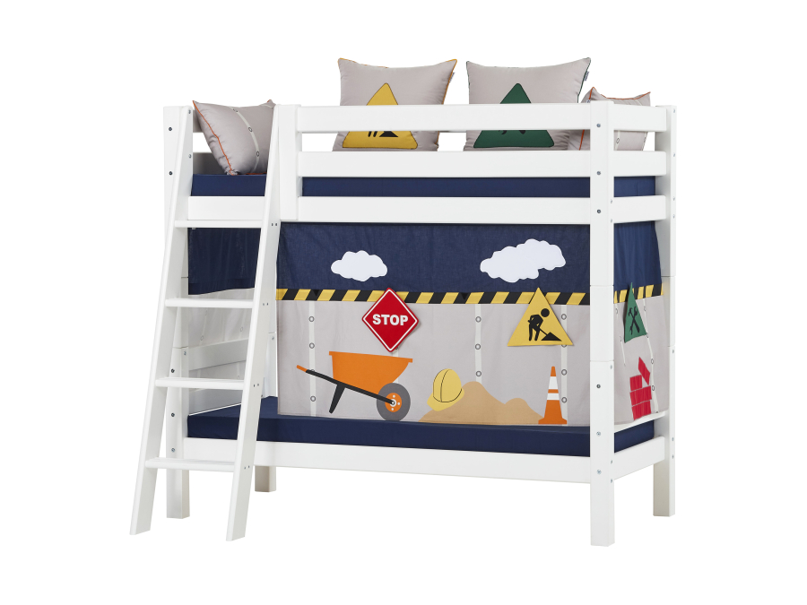 Hoppekids ECO Luxury stapelbed 70x160 - schuine ladder - Afbeelding 3