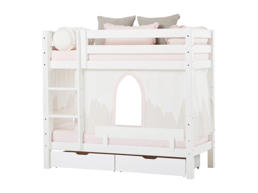 Hoppekids ECO Luxury stapelbed 70x160 - rechte ladder - Afbeelding 6