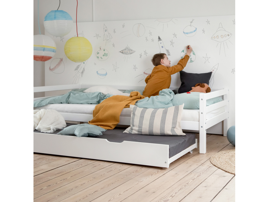 Hoppekids ECO Dream bedbank 90x200 - wit - Afbeelding 7