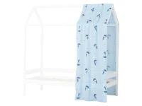 Hoppekids Ole Lukoie gordijn - huisbed 70x160 , Blauw