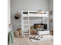 Hoppekids ECO Luxury hoogslaper 90x200 - schuine ladder - luxe bodem - Afbeelding 5