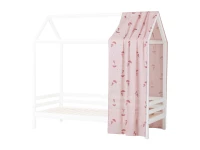 Hoppekids Ole Lukoie gordijn - huisbed 90x200 , Rood