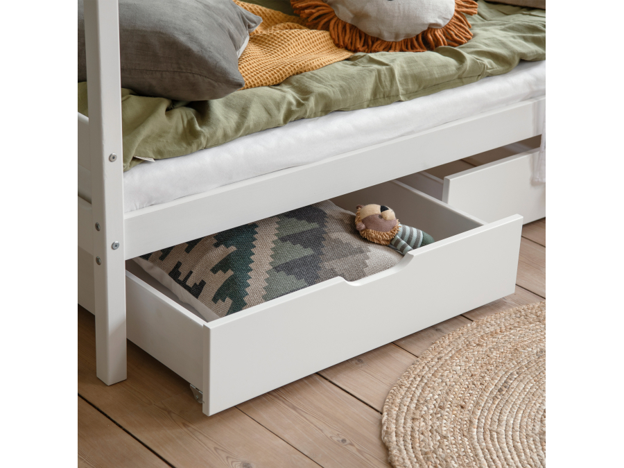 Hoppekids ECO Comfort / Dream ladeset voor 70x160 - Wit - Afbeelding 4