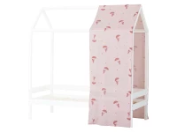 Hoppekids Ole Lukoie gordijn - huisbed 70x160 , Rood - Afbeelding 4